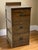 Mission Solid Oak 3 Drawer File Cabinet For Sale - Image 4 of 8