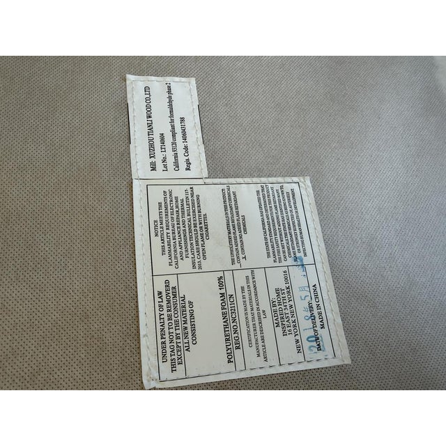 Modern Inspired Home Mirrored Vanity & Faux Fur Ottoman Set For Sale - Image 3 of 3