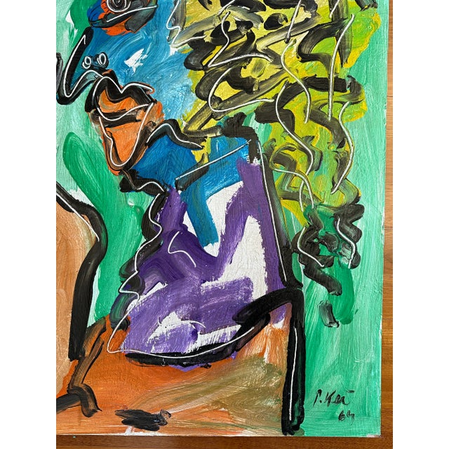 Peter Keil Titled Painting, Peter Keil, 1964 For Sale - Image 4 of 12