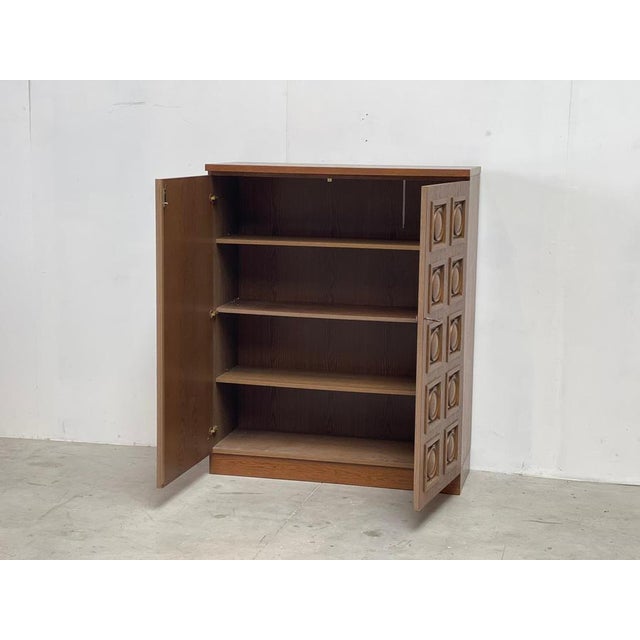 Vintage Brutalist Bar Cabinet, 1970 For Sale - Image 9 of 11