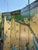1960s Vintage Chinese Four-Panel Chinoiserie Folding Screen With Raised Shell Birds & Gold Leaf For Sale - Image 5 of 8