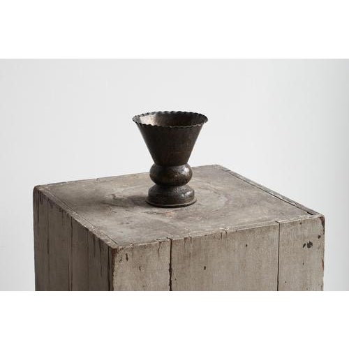 Sculptural Trench Art Vase, Europe, 1920s. This is a very beautiful and sculptural trench art vase - made from a bombshell...