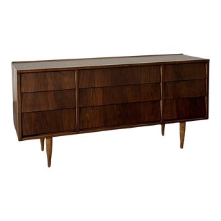 1960s Louvered Triple Dresser For Sale