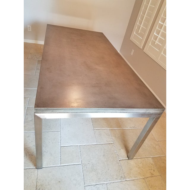 Modern Industrial Concrete Dining Table Chairish