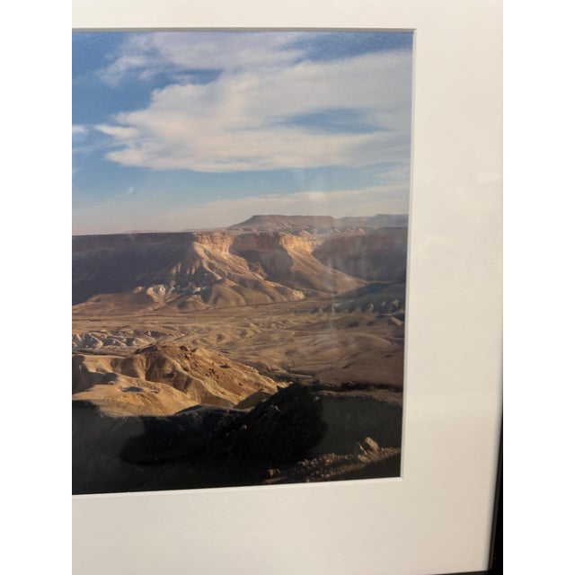Zin Valley and Desert Cliffs in the Negev Desert, Framed For Sale - Image 4 of 12