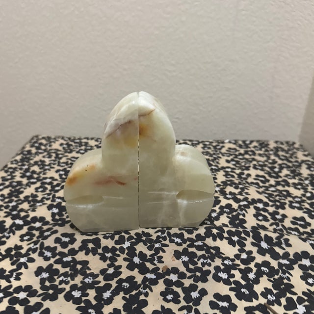 Vintage Mexican Hand-Carved Onyx Bookends For Sale - Image 9 of 9