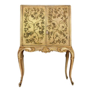 Vintage Italian Painted Bar Cabinet For Sale