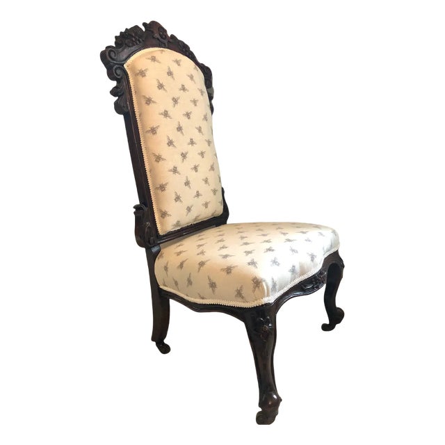 Victorian Rosewood Ladies Chair For Sale