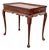 Vintage Henkel Harris Queen Anne Mahogany Tea Table With Candle Slides For Sale