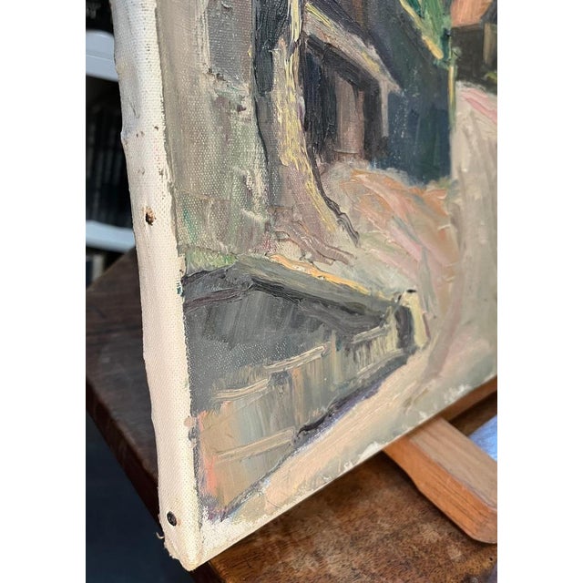 Ernest Voegeli, Backlight at Belmont, Oil on Canvas For Sale - Image 9 of 10