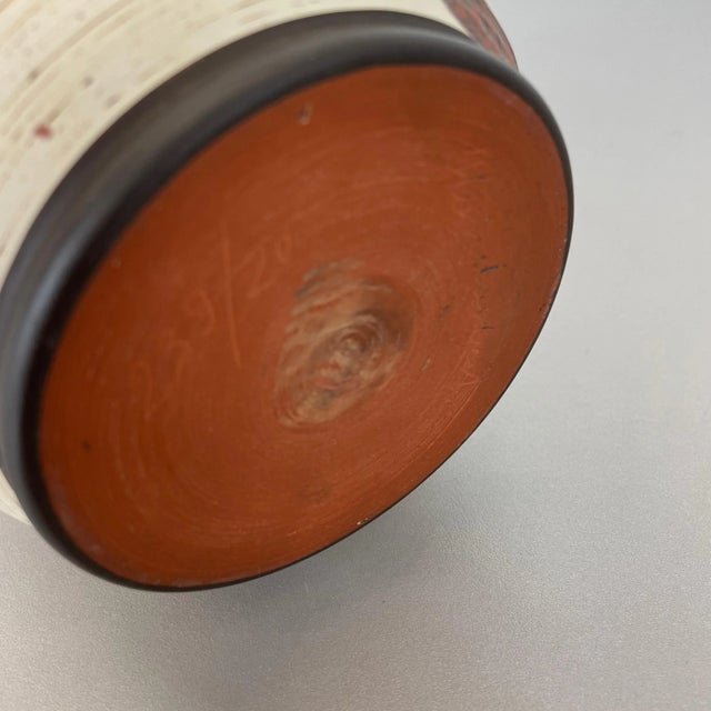 Abstract German Colorful Ceramic Pottery Vase by Franz Schwaderlapp for Sawa, 1950s For Sale - Image 13 of 17