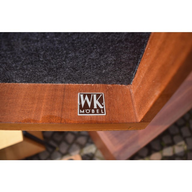 Glass Chest of Drawers with Glass Shelf from WK Möbel, 1950s For Sale - Image 7 of 8