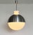 Large Aluminium and White Glass Globe Chandelier from Glashütte Limburg, 1970s, Set of 2 For Sale - Image 4 of 15