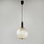 Mid-Century Modern Italian Chandelier in Molded Glass, Brass and Metal, 1950s For Sale - Image 4 of 16