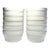 Bee & Willow “Milbrook, White” 12 Ceramic Coupe All Purpose Large Bowls For Sale