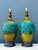 Mid-Century Modern Vintage MCM Glazed Ceramic Lamps - A Pair For Sale - Image 3 of 9