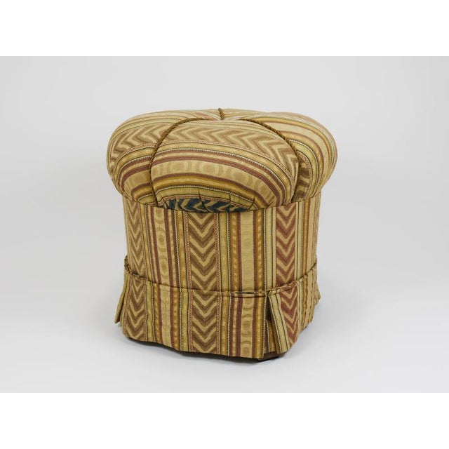 Art Deco Ottoman by Friedrich Otto Schmidt, Vienna, 1925 For Sale - Image 9 of 18