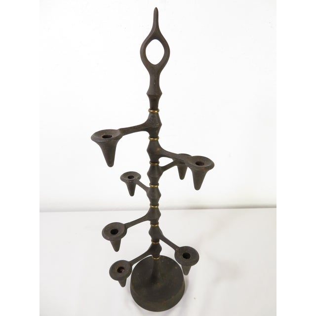 True Vintage Dansk Rotating & Adjustable Freestanding Candelabra Candle Holder. Designed by Jens Quistgaard in Denmark....