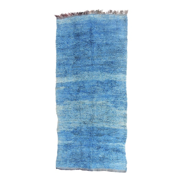 Vintage Beni Mrirt Moroccan Rug, 05'04 X 11'08 For Sale