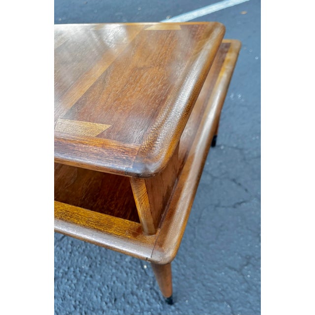 Mid Century Modern Two-Tier Side Table | Acclaim by Lane Furniture For Sale - Image 10 of 11