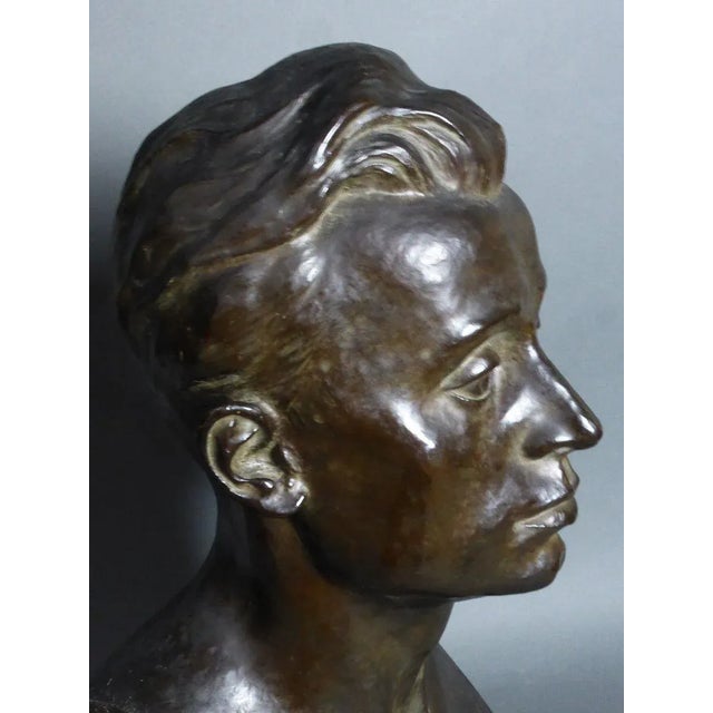 Vintage Bronze Sculpture by Grethe Gyde Petersen For Sale - Image 10 of 13