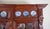 19th Century 19th Century Neo-Renaissance Monumental Manor-House Display Cabinet with Integrated Porcelain Plates For Sale - Image 5 of 13