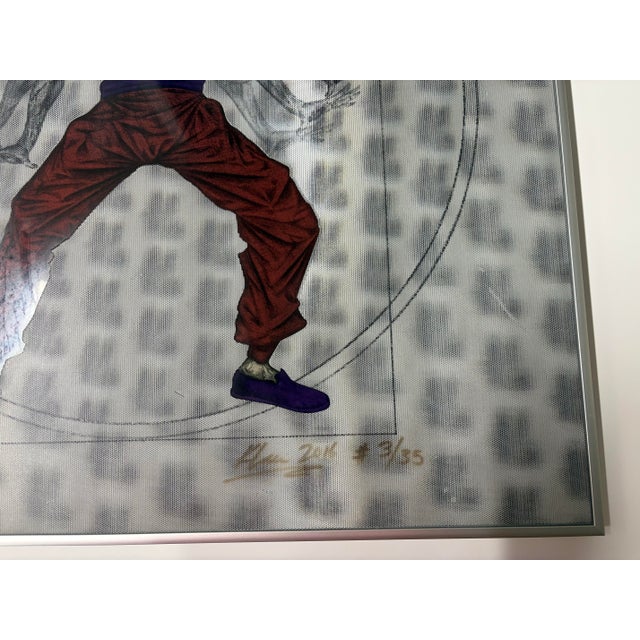 Pop Art Keng Lau Signed and numbered 3/35 Pop Art Holographic 3D image of Bruce Lee For Sale - Image 3 of 10