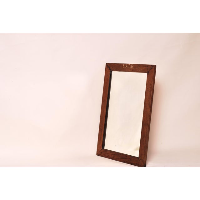 Antique Mercury Wall Mirror, 1950s For Sale - Image 4 of 9