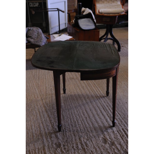 19th Century Mahogany Folding Card Table For Sale - Image 4 of 6