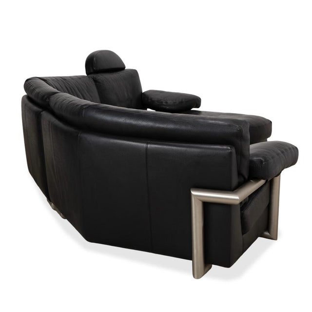 Medea Leather Corner Sofa from Artanova For Sale - Image 12 of 14