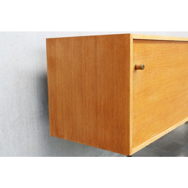 Mid-Century Modern Floating Abstracta Sideboard bin Oak y Jos De Mey for Van Den Berghe-Pauvers, 1960 For Sale - Image 3 of 17