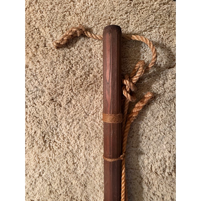 Brown Vintage Nautical Harpoon From Johnson & Joseph Co. For Sale - Image 8 of 10