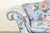 Blue Baker Furniture English Traditional Floral Upholstered Roll Arm Camelback Sofa For Sale - Image 8 of 15