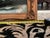 Antique Large Fancy Frame Reverse Painted Picture Catholic Church 47.25” X 19.25 Lovely Evening Moonshine Off Lake For Sale - Image 15 of 17