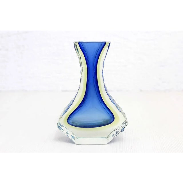 Murano Glass Vase attributed to Alessandro Mandruzzato, 1960s For Sale - Image 13 of 13