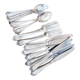 Service for 8 of Silver Plated Flatware From the Belleview Biltmore Hotel For Sale