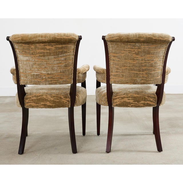 Set of Eight Barbara Barry for Baker Dining Chairs For Sale - Image 10 of 12