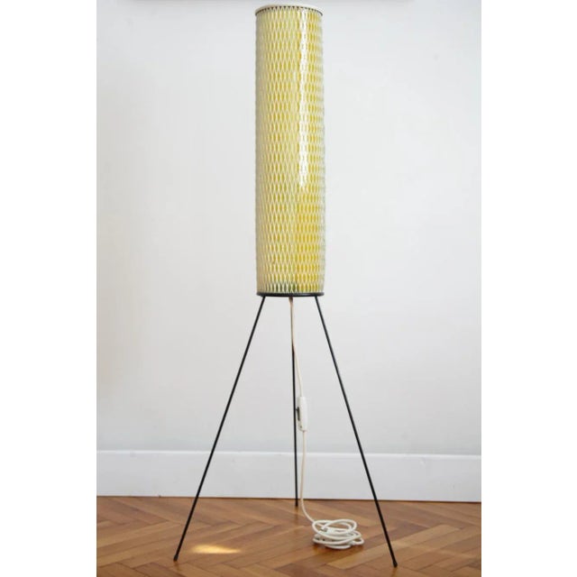 Excellent original condition. Dismantled, cleaned, electrification checked. Material - metal perforated sheet, plastic...