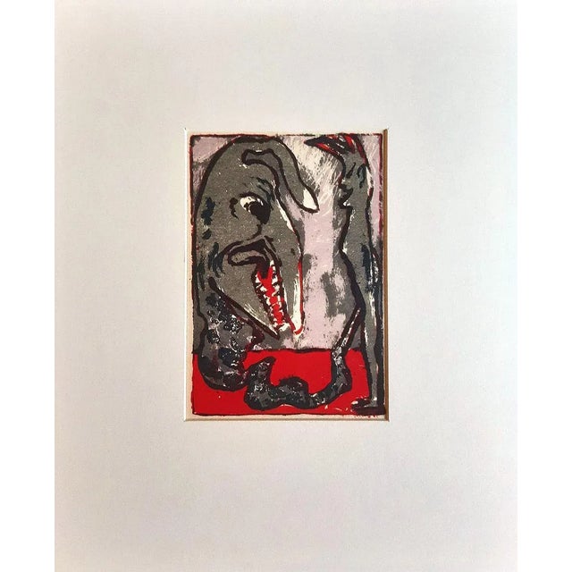 Monster - Original Lithograph by Emil Nolde - 1926 1926 For Sale - Image 3 of 4