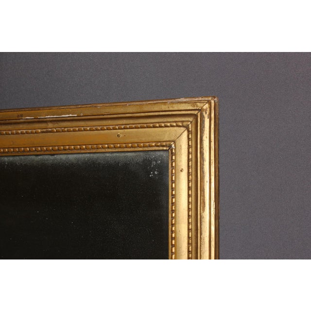 Louis XVI Mirror in Giltwood, 1700s For Sale - Image 4 of 11