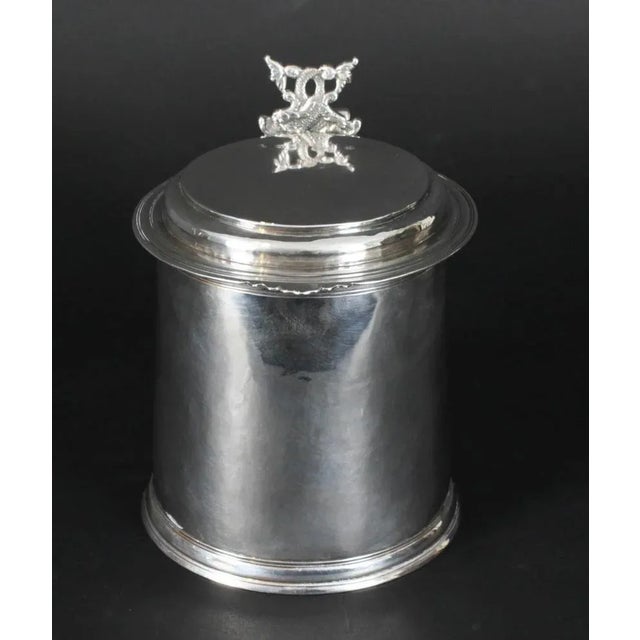 17th Century Charles II English Sterling Silver Tankard, 1680s For Sale - Image 3 of 18