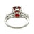 5.04 Carat Vivid Red Burmese Spinel Ring, Size 7.5 For Sale - Image 4 of 5