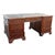 English Leather Top Partner Desk For Sale - Image 11 of 11