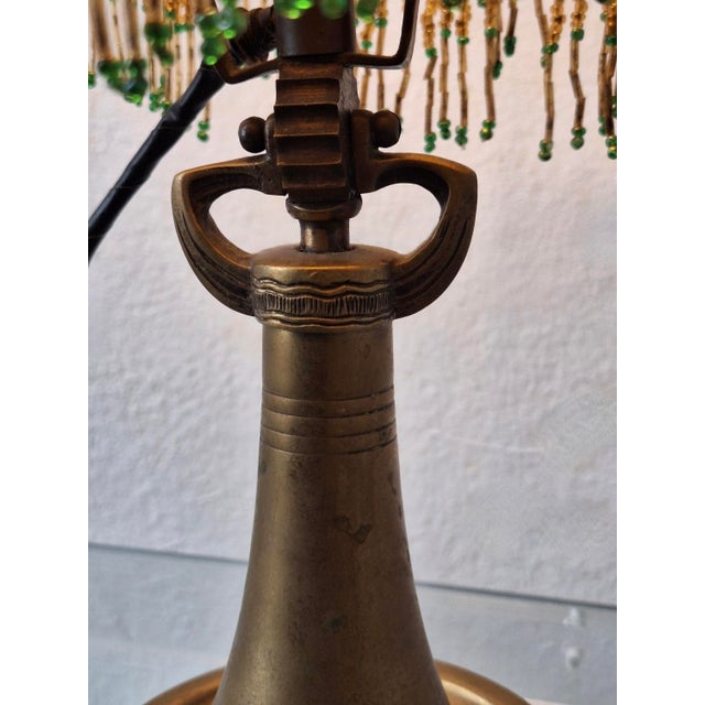 Antique Art Nouveau Bronze Table Lamp, 1920s For Sale - Image 3 of 17