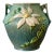 Vintage Boho Roseville Green Vase For Sale