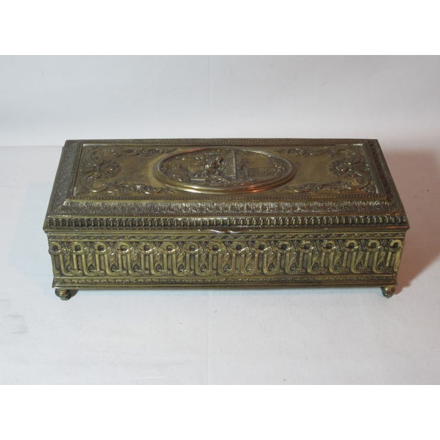 Brass Embossed Box Chairish