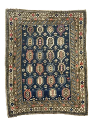 1920s Shirvan Caucasian Rug - 3.10 x 5.2
