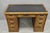Vintage Hollywood Regency Faux Bamboo Campaign Style Kneehole Desk by Sligh For Sale - Image 16 of 17