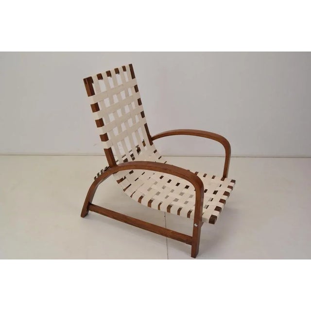Art-Deco Adjustable Armchair by Jindrich Halabala, 1930s For Sale - Image 3 of 18