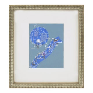 French Art Deco Original Gouache Illustration Drawing by Raymonde Hacker, Circa 1930 For Sale